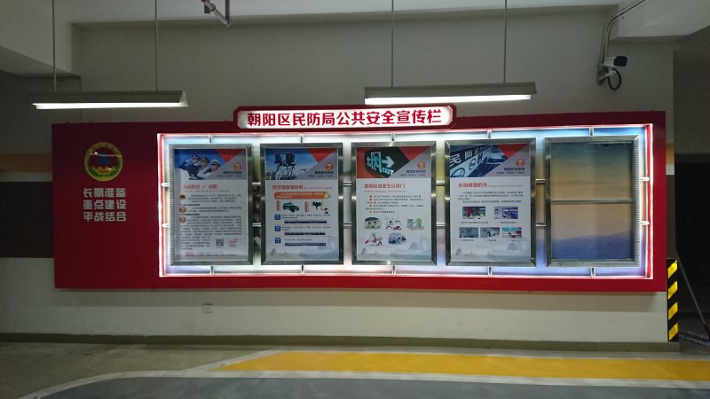 朝阳人安全宣传栏